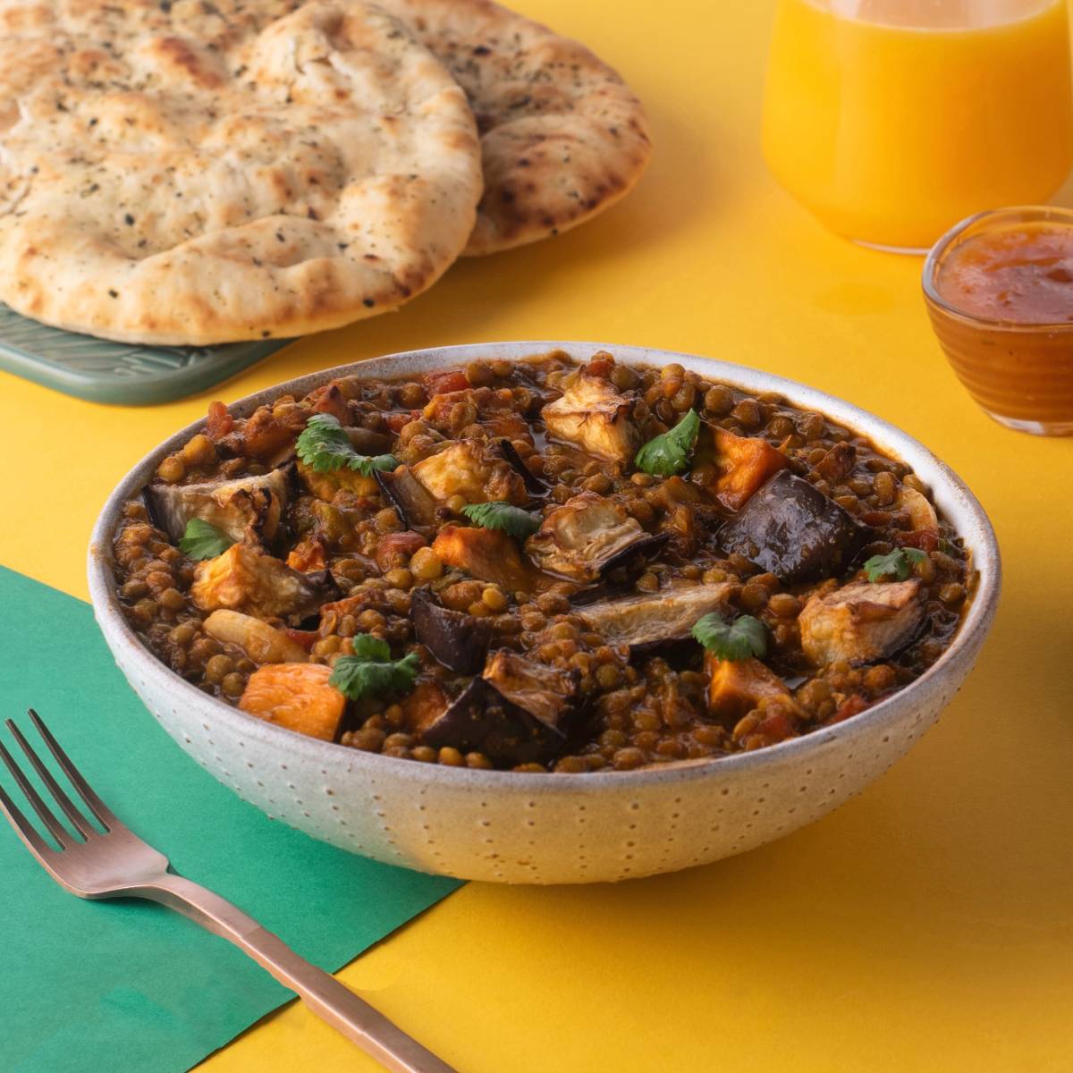 Aubergine Dhansak image 3