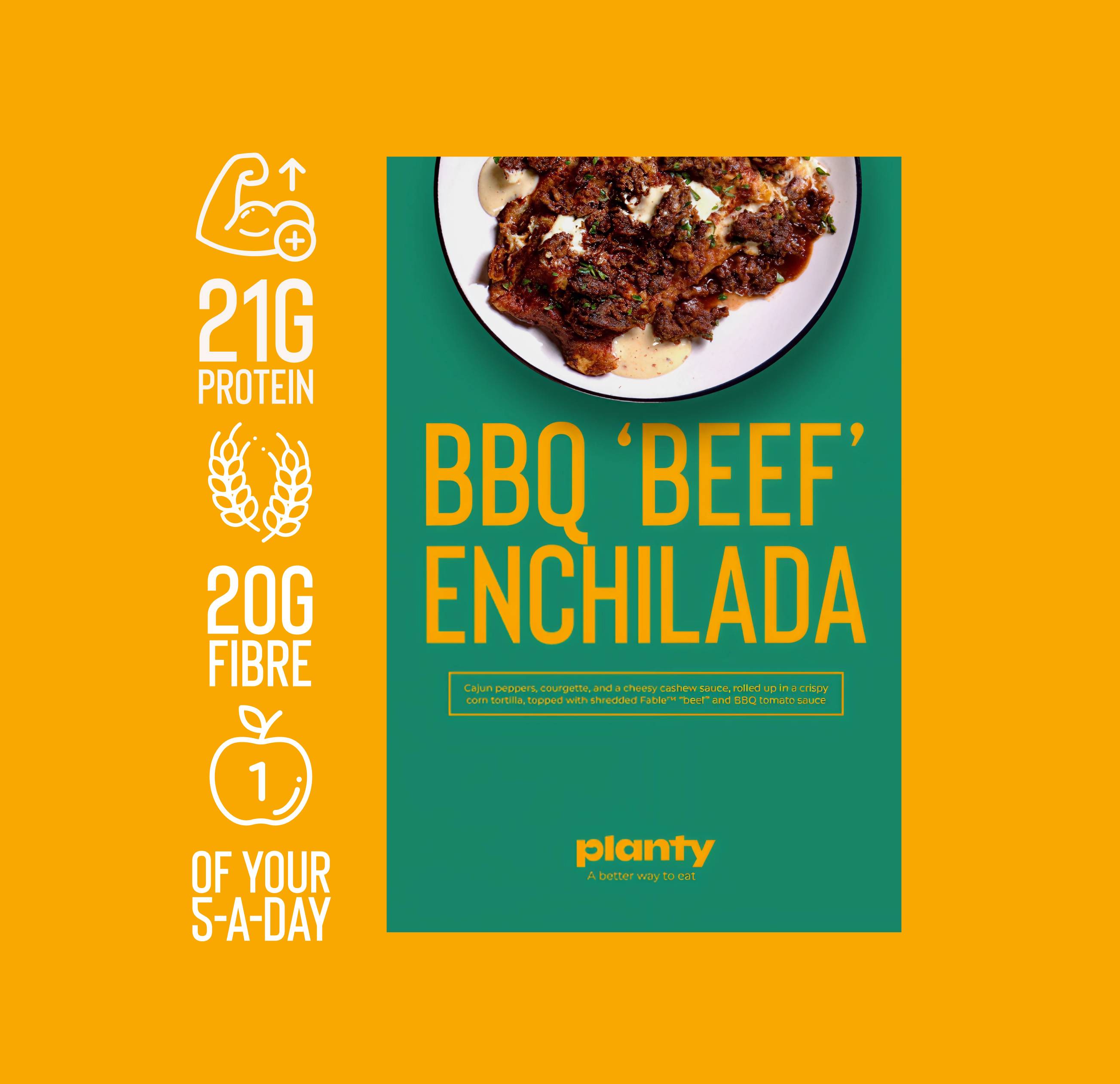 BBQ Beef Enchilada