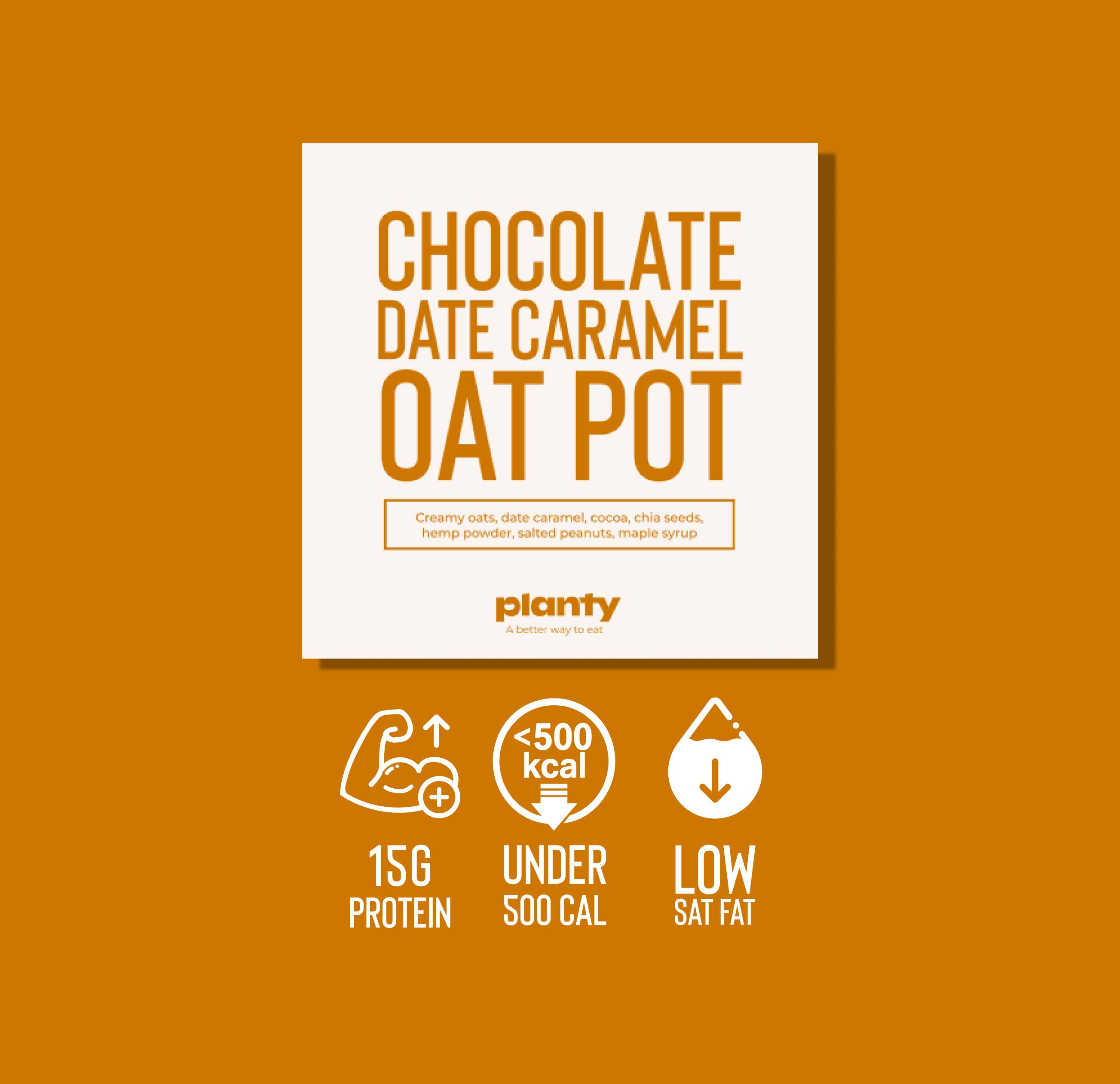 Chocolate & Date Caramel Oat Pot