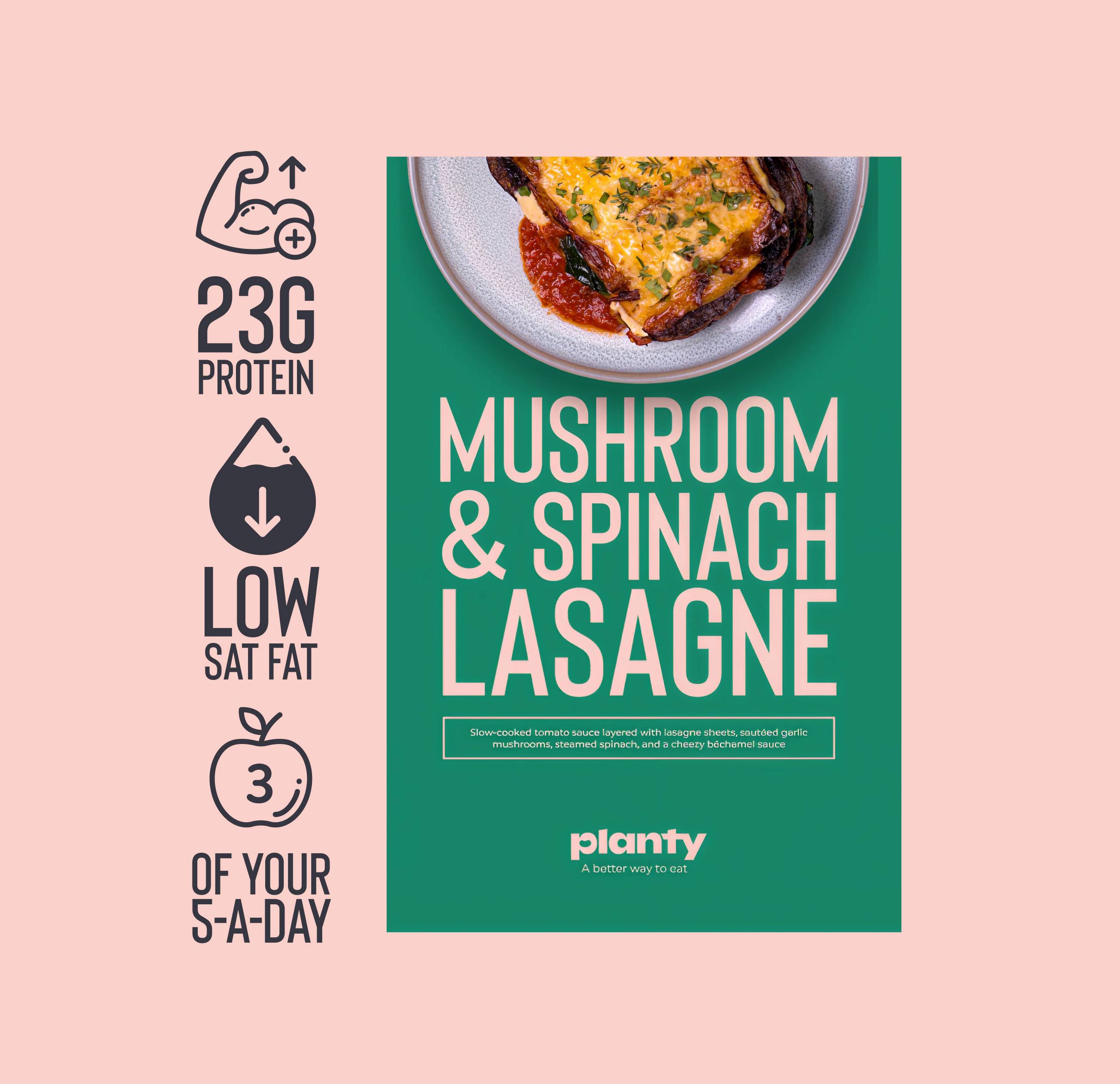 Mushroom & Spinach Lasagne  image 2