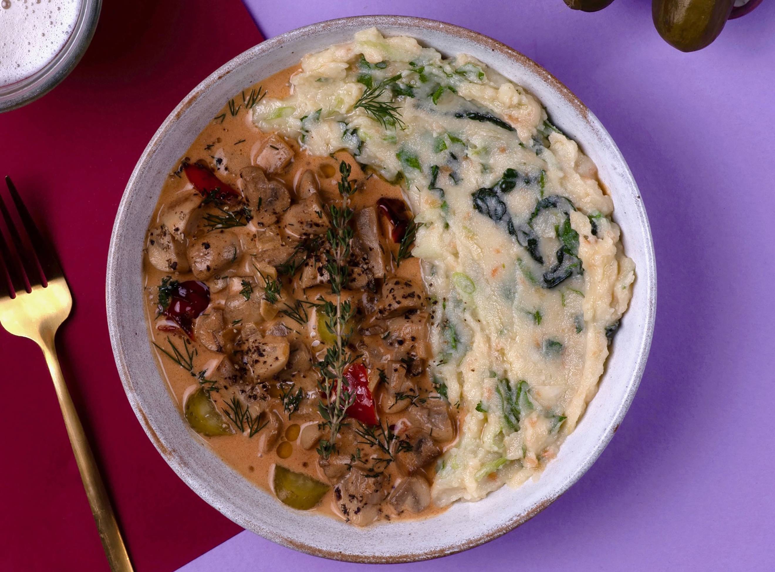Mushroom Stroganoff