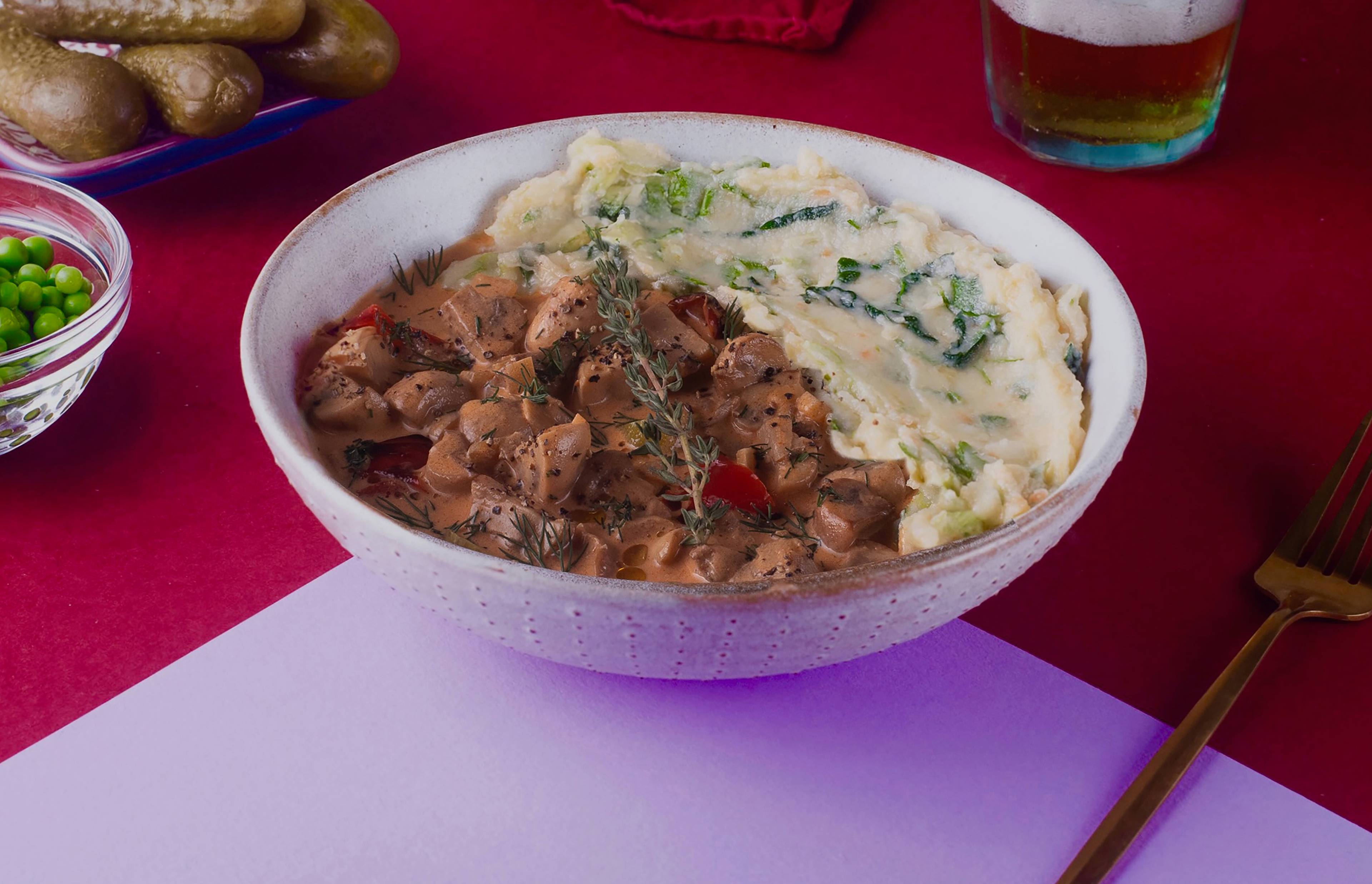 Mushroom Stroganoff image 3