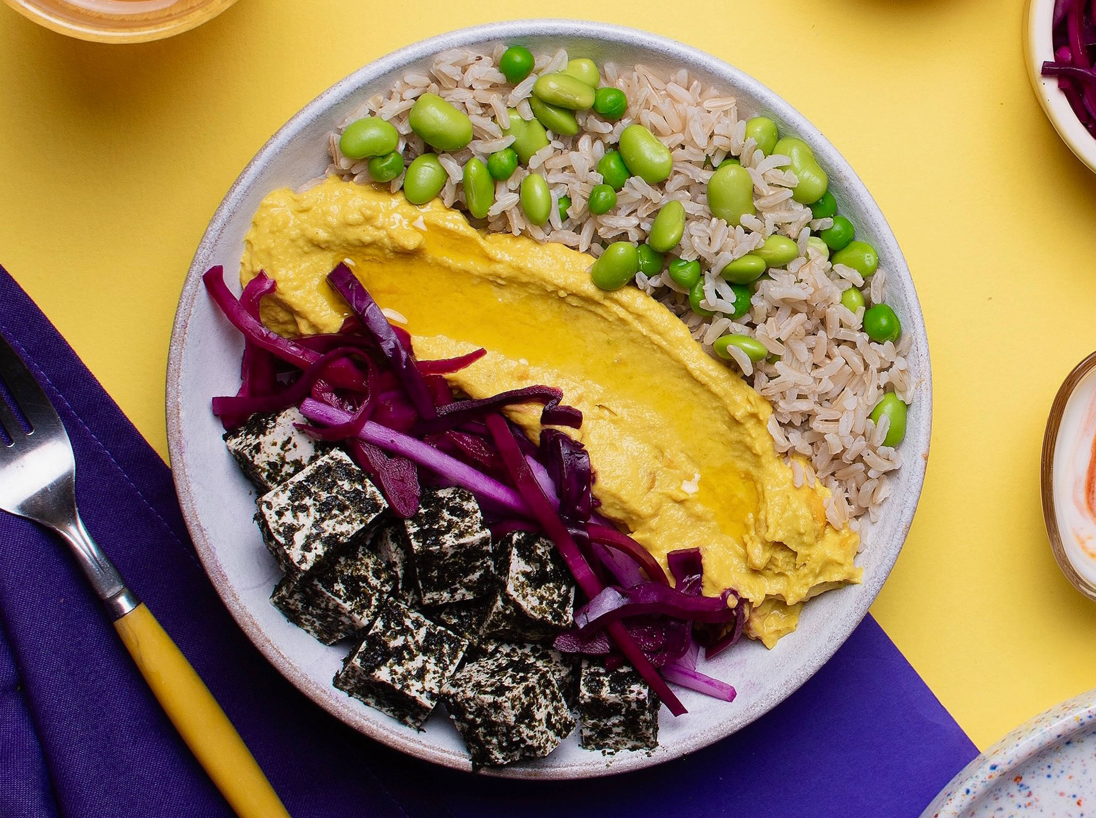 Rainbow Tofu Bowl image 1