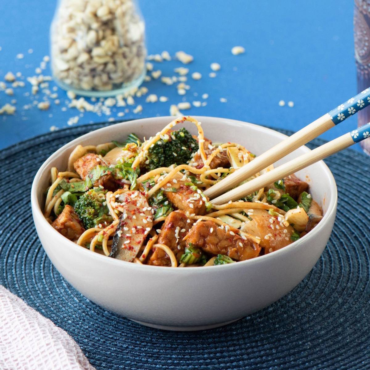 Sweet Chilli Tempeh Stir Fry