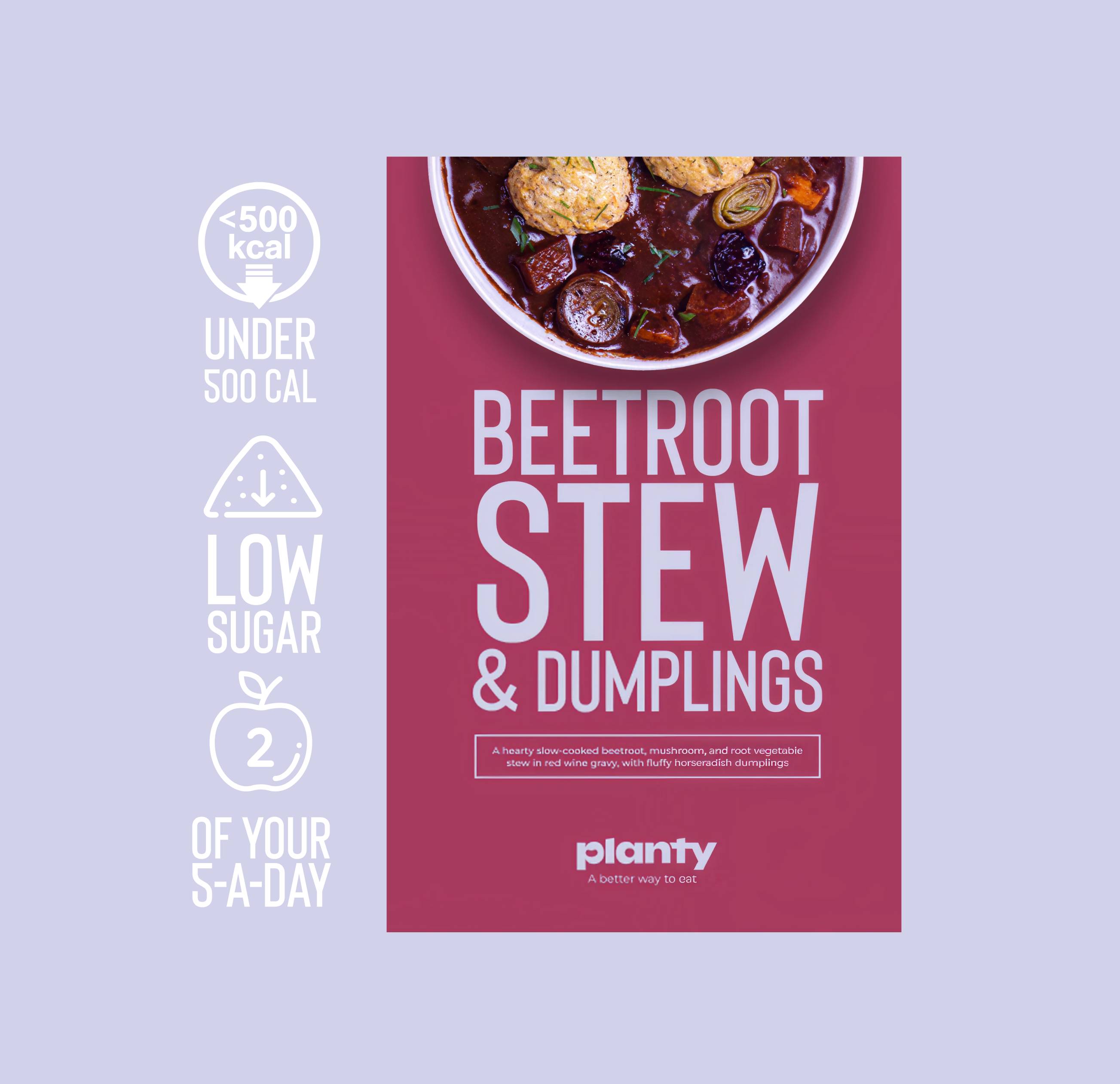 Beetroot Stew & Dumplings 