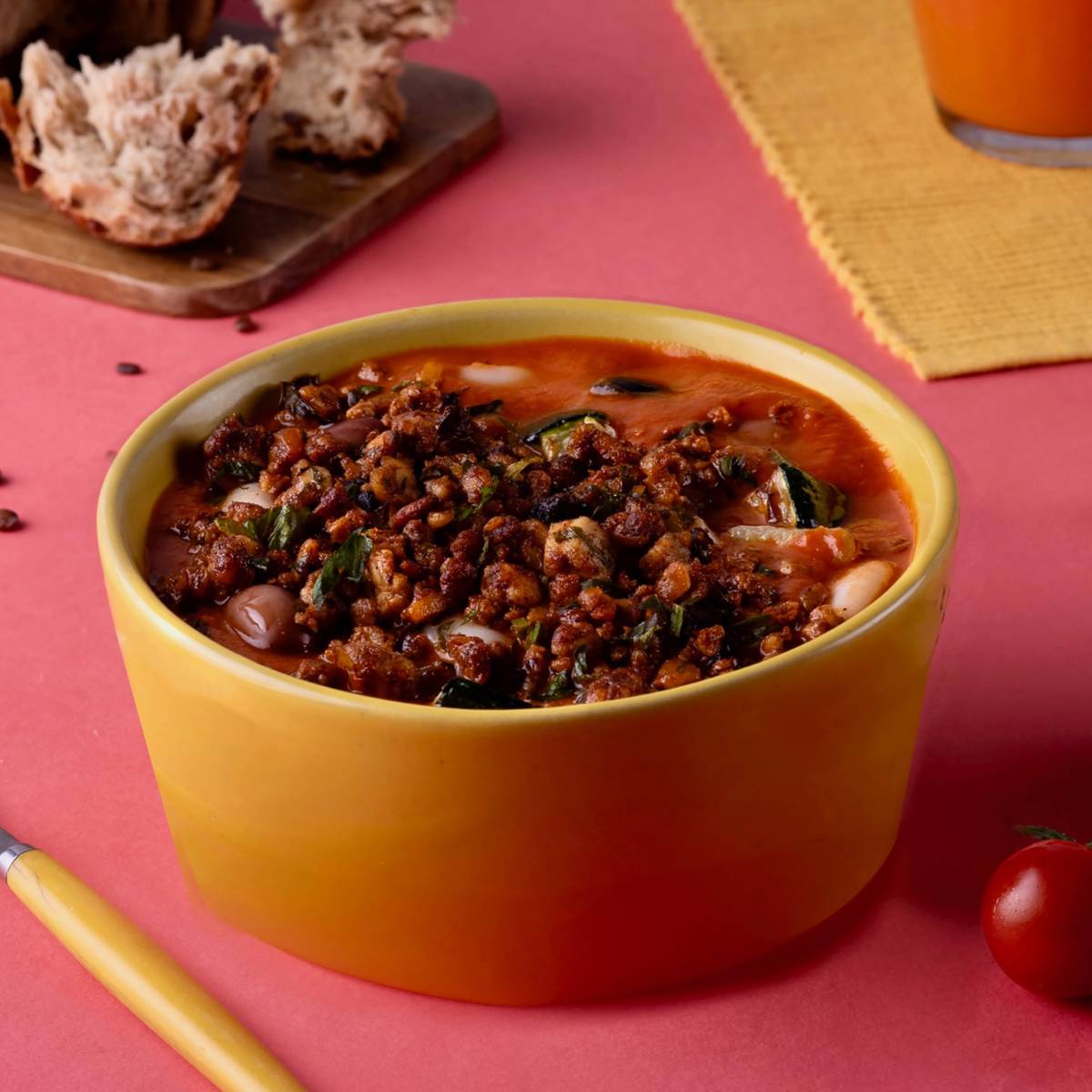 Chorizo Tomato Bean Bake