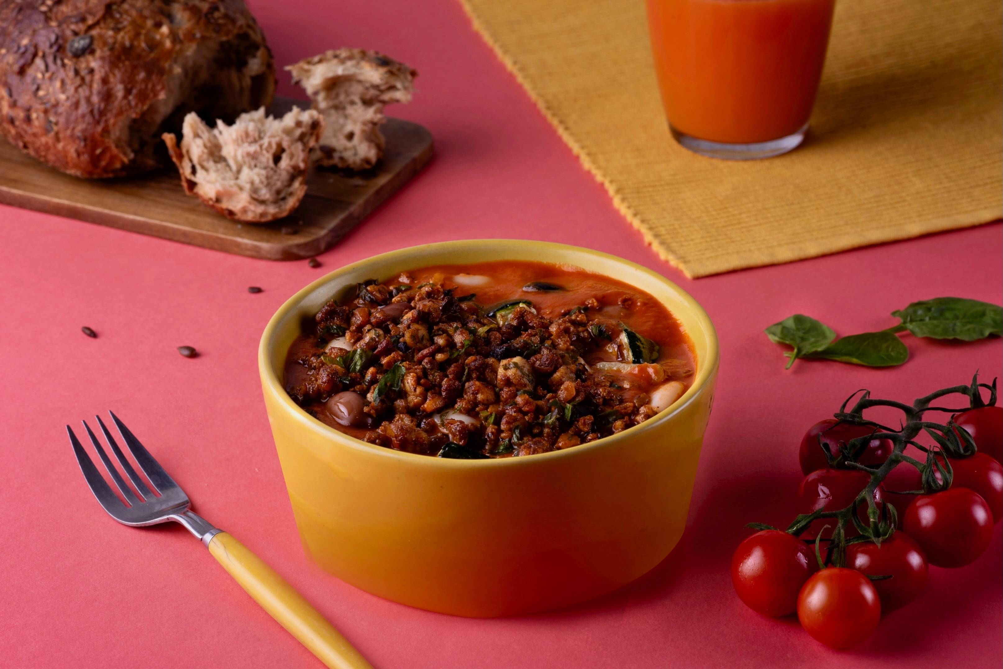 Chorizo Tomato Bean Bake